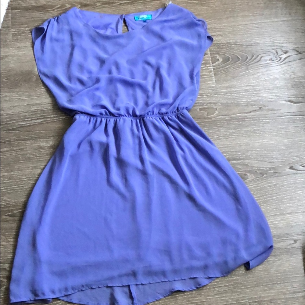 Francesca’s lavender dress